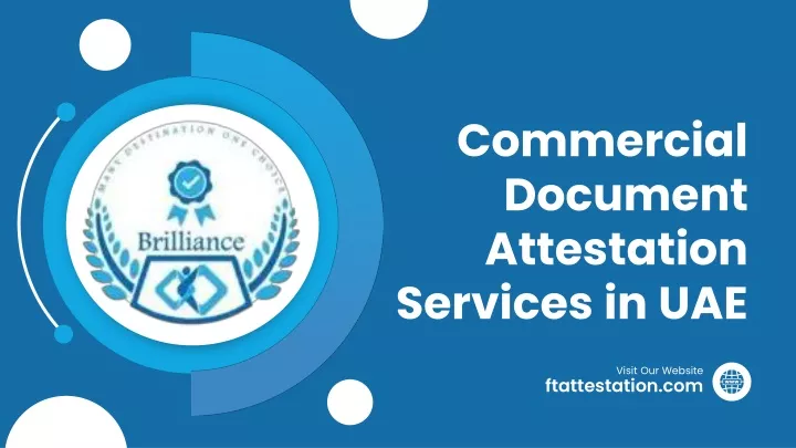 commercial document attestation services in uae