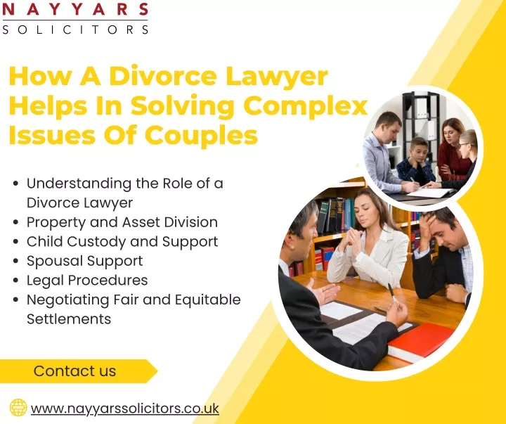 how a divorce lawyer helps in solving complex