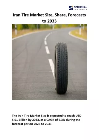 iran tire market size share forecasts to 2033