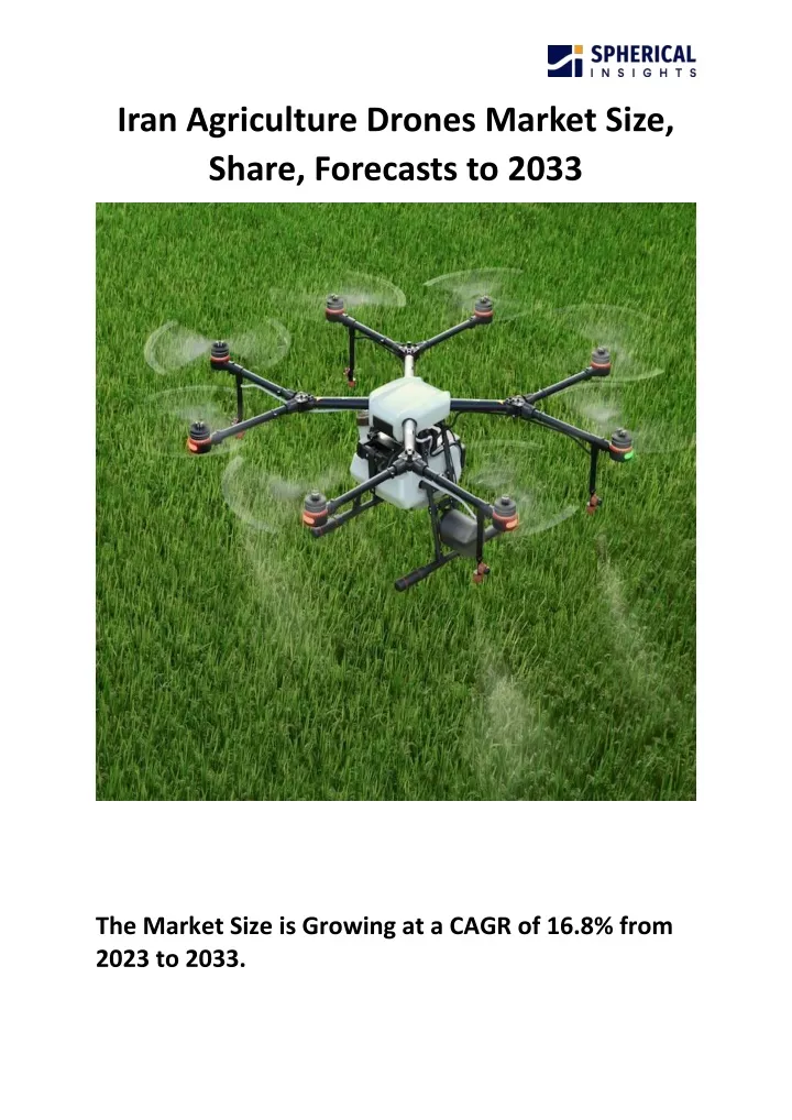 iran agriculture drones market size share