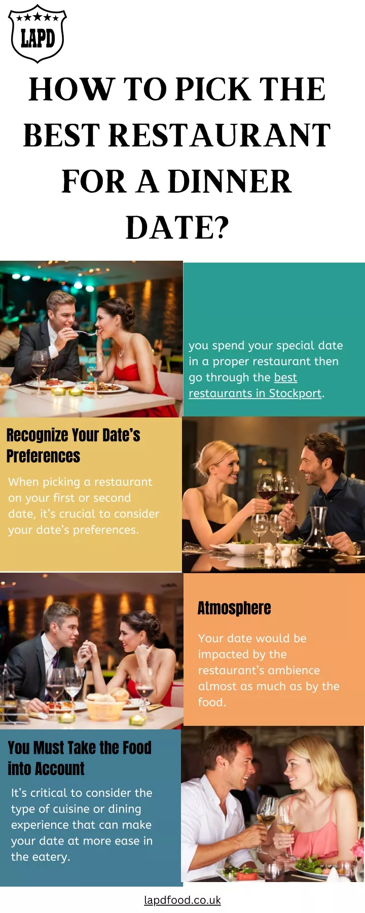 how to pick the best restaurant for a dinner date