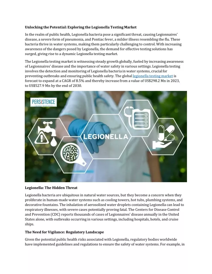 unlocking the potential exploring the legionella