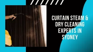 Curtain Steam & Dry Cleaning Experts in Sydney