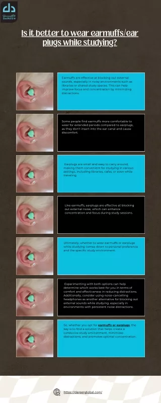 is it better to wear earmuffs ear plugs while