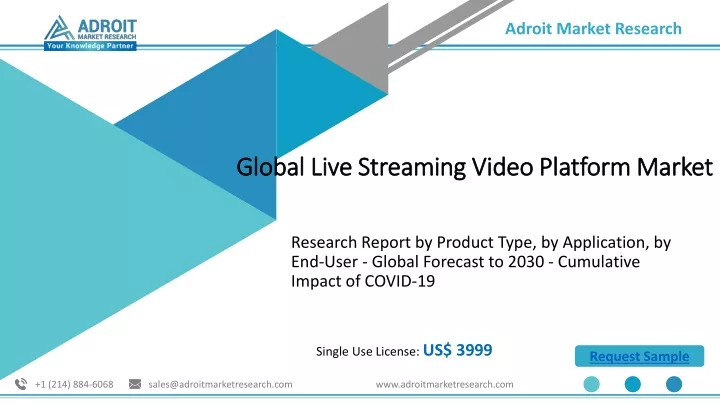 global live streaming video platform market