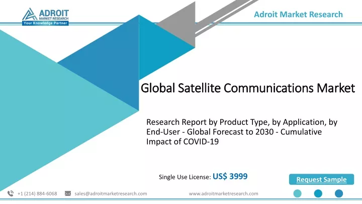 global satellite communications market