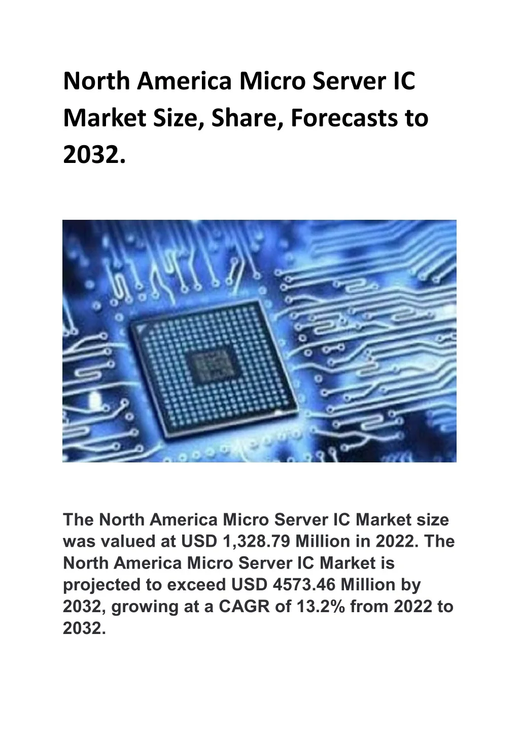 PPT - North America Micro Server IC Market PowerPoint Presentation ...