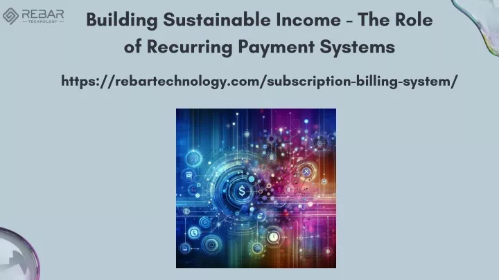 building sustainable income the role of recurring