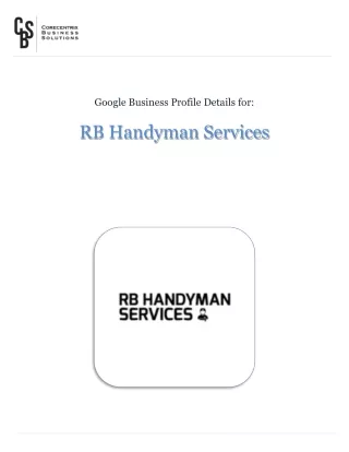 Handyman services in Las Vegas NV | RB Handyman Services