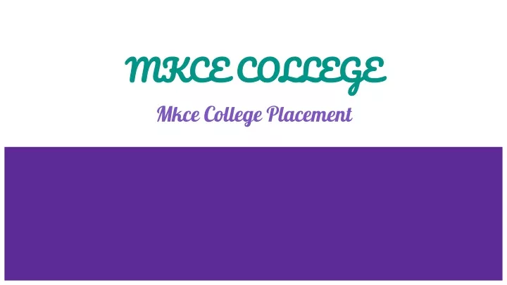 mkce college