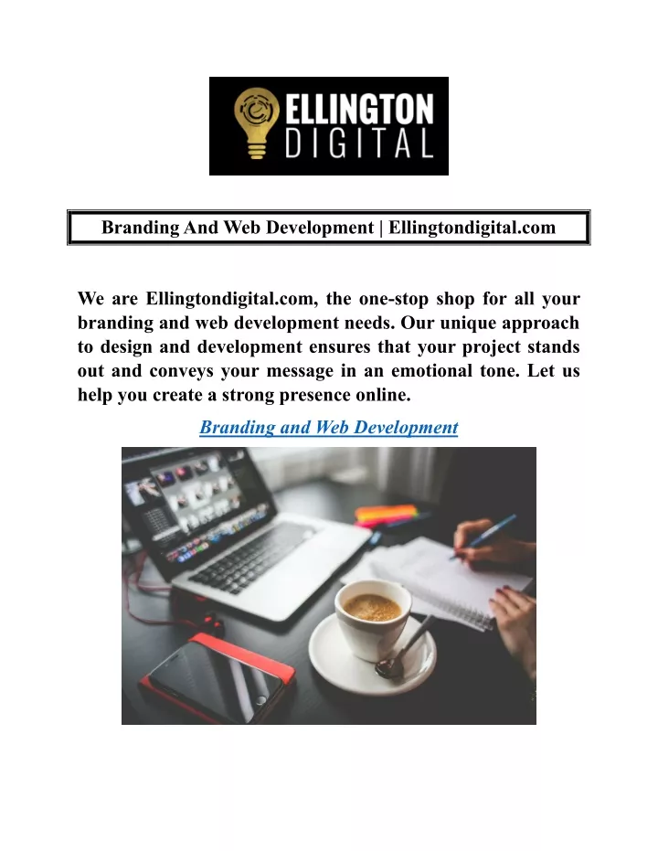 branding and web development ellingtondigital com