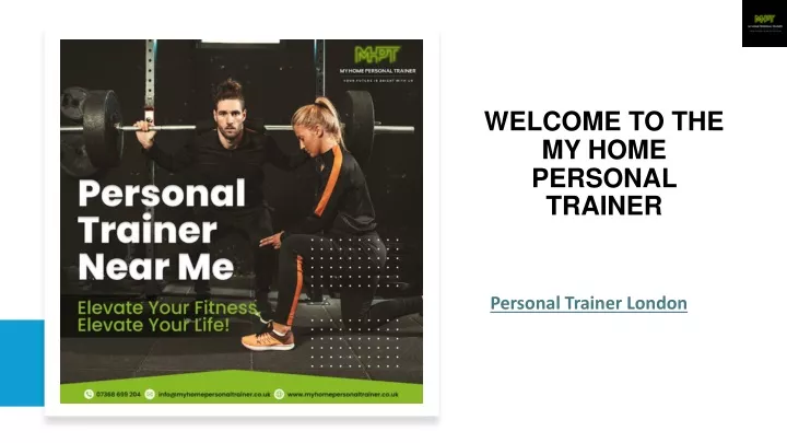 welcome to the my home personal trainer