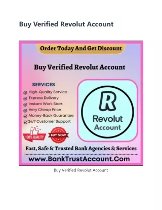 Buy Verified Revolut Account