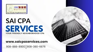 Professional Tax Services by SAI CPA Services