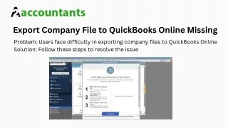 Export Company File to QuickBooks Online Missing