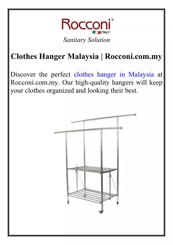 clothes hanger malaysia rocconi com my