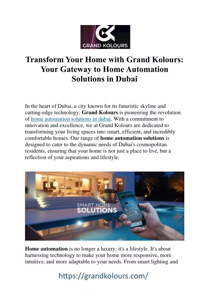 transform your home with grand kolours your