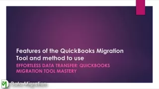 Effortless Data Transfer  QuickBooks Migration Tool Mastery