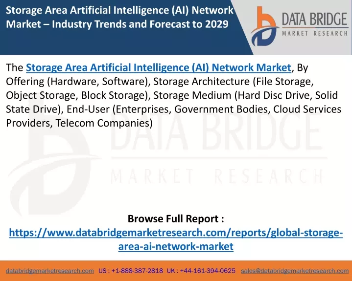 storage area artificial intelligence ai network