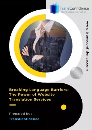 Breaking Language Barriers The Power of Website Translation Services