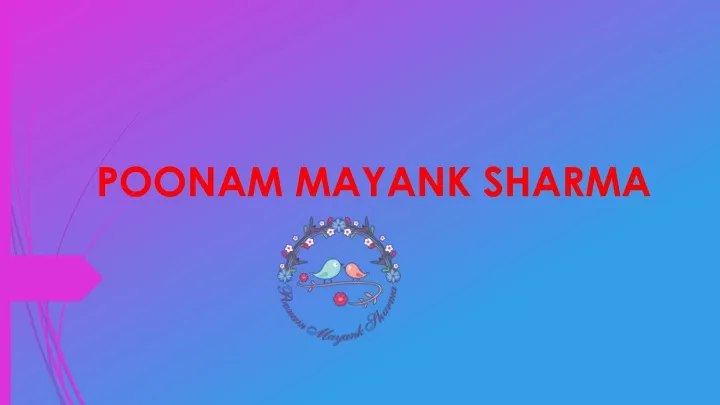 poonam mayank sharma