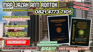 0821-4773-7105 Pabrik Sampul Raport Map Ijazah di Aceh Singkil