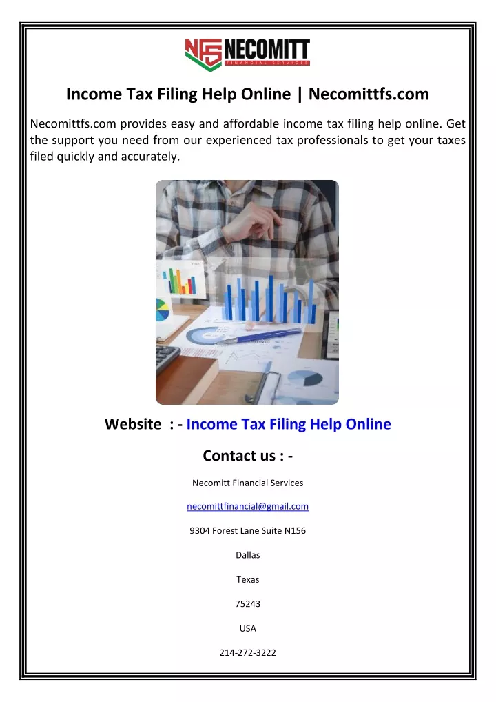 income tax filing help online necomittfs com