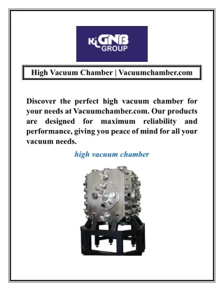 high vacuum chamber vacuumchamber com