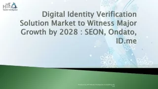 Digital Identity Verification Solution Market