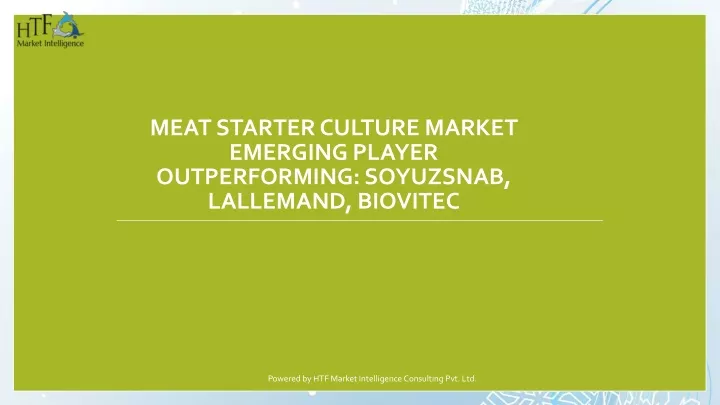 meat starter culture market emerging player outperforming soyuzsnab lallemand biovitec