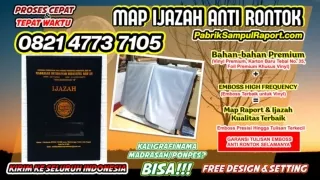 0821-4773-7105 Pembuat Sampul Raport Map Ijazah di Aceh Tengah