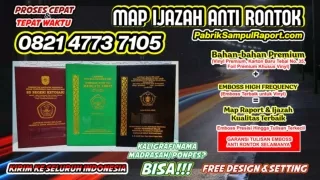 0821-4773-7105 Pusat Sampul Raport Map Ijazah di Aceh Tenggara