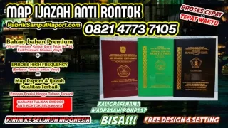 0821-4773-7105 Produsen Sampul Raport Map Ijazah di Aceh Timur