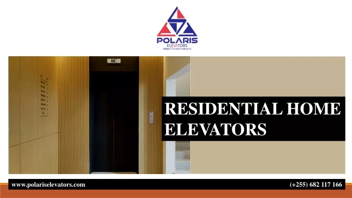 residential home elevators