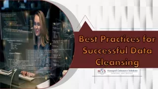 Best Practices for Successful Data Cleansing