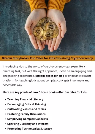 Bitcoin Storybooks: Fun Tales For Kids Explaining Cryptocurrency