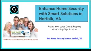 Home Security Systems in Norfolk Safeguarding Your Home with Top-Tier Protection