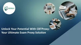 Ace Your Exams With CBTProxy: Your Premier Proxy Exam Partner