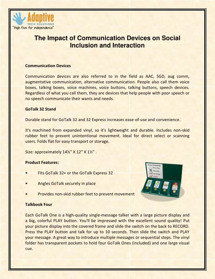 the impact of communication devices on social