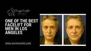 One of The Best Facelift for Men in Los Angeles