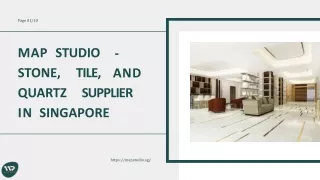 Stone, Tile, and Quartz Supplier in Singapore - Map Studio