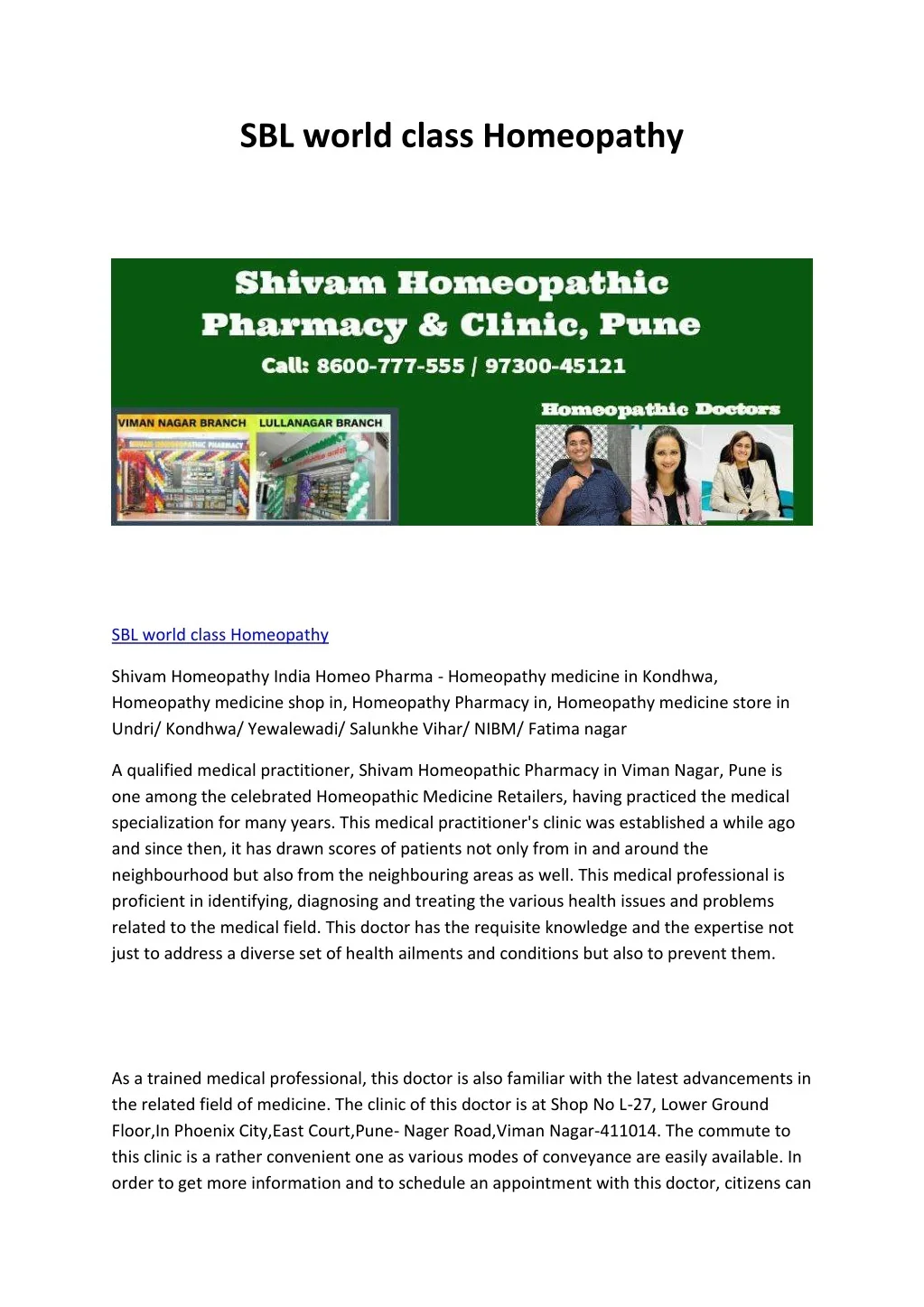 PPT - SBL world class Homeopathy PowerPoint Presentation, free download ...