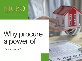Why procure a power of sale appraisal?