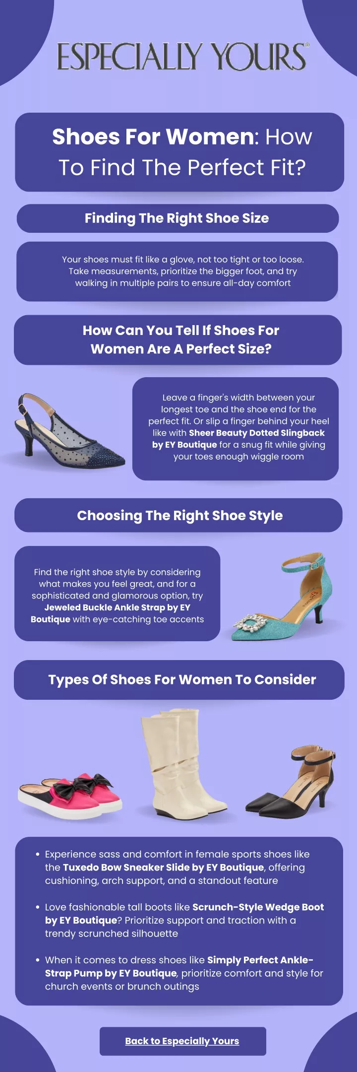 shoes for women how to find the perfect fit