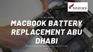 Macbook Battery Replacement Abu Dhabi
