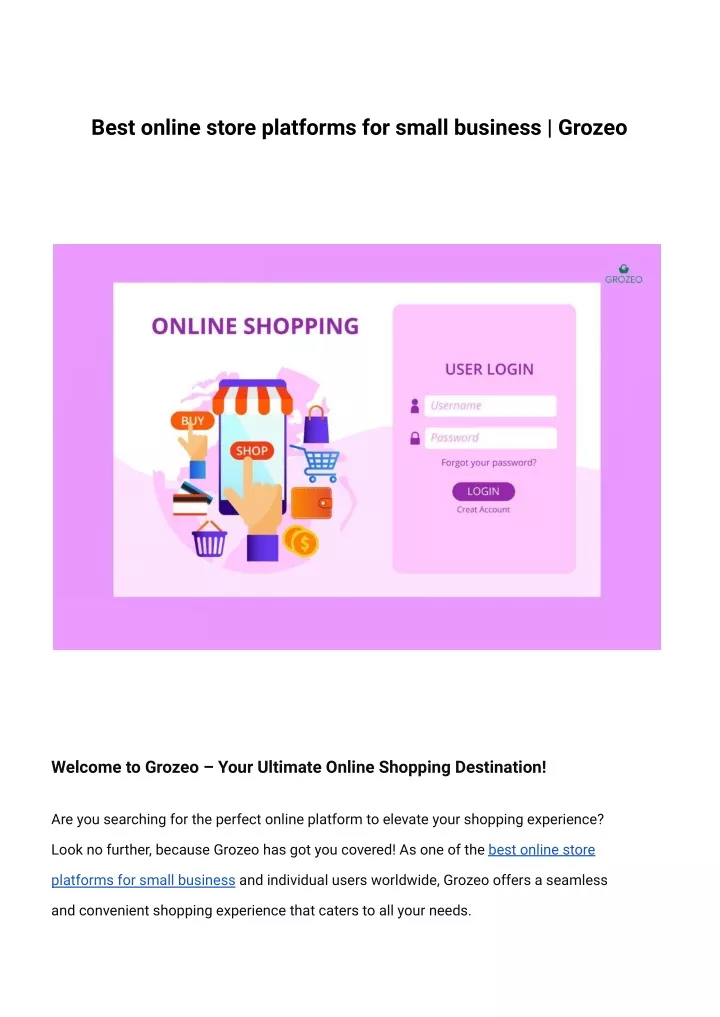 best online store platforms for small business