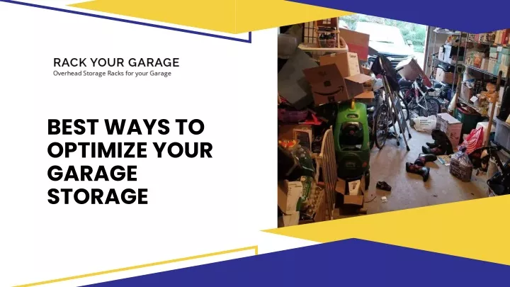 best ways to optimize your garage storage