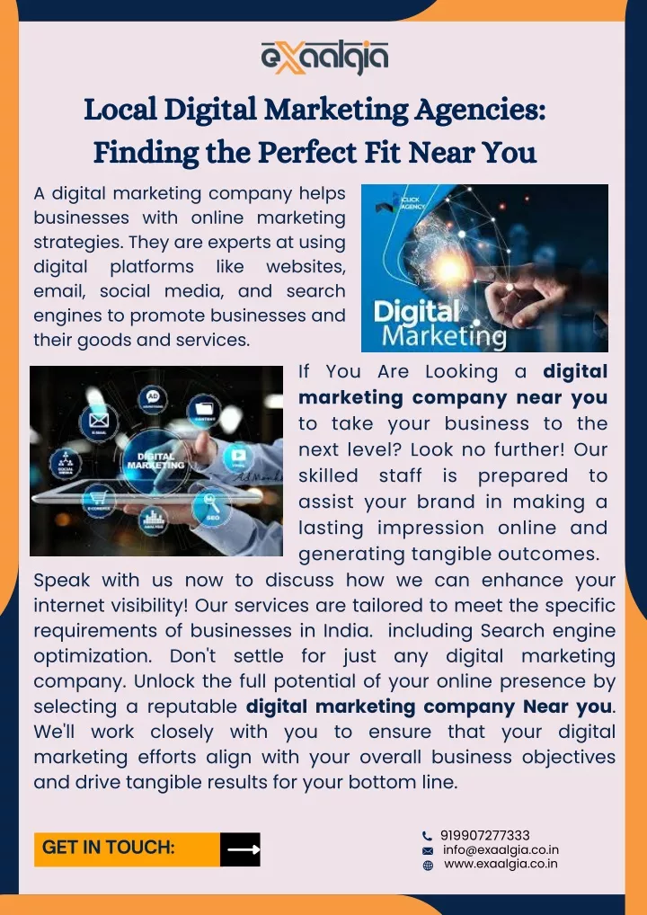 local digital marketing agencies finding