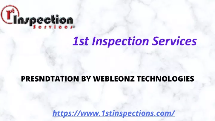 1st inspection services