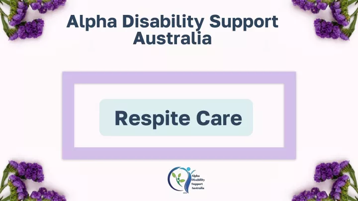 alpha disability support australia